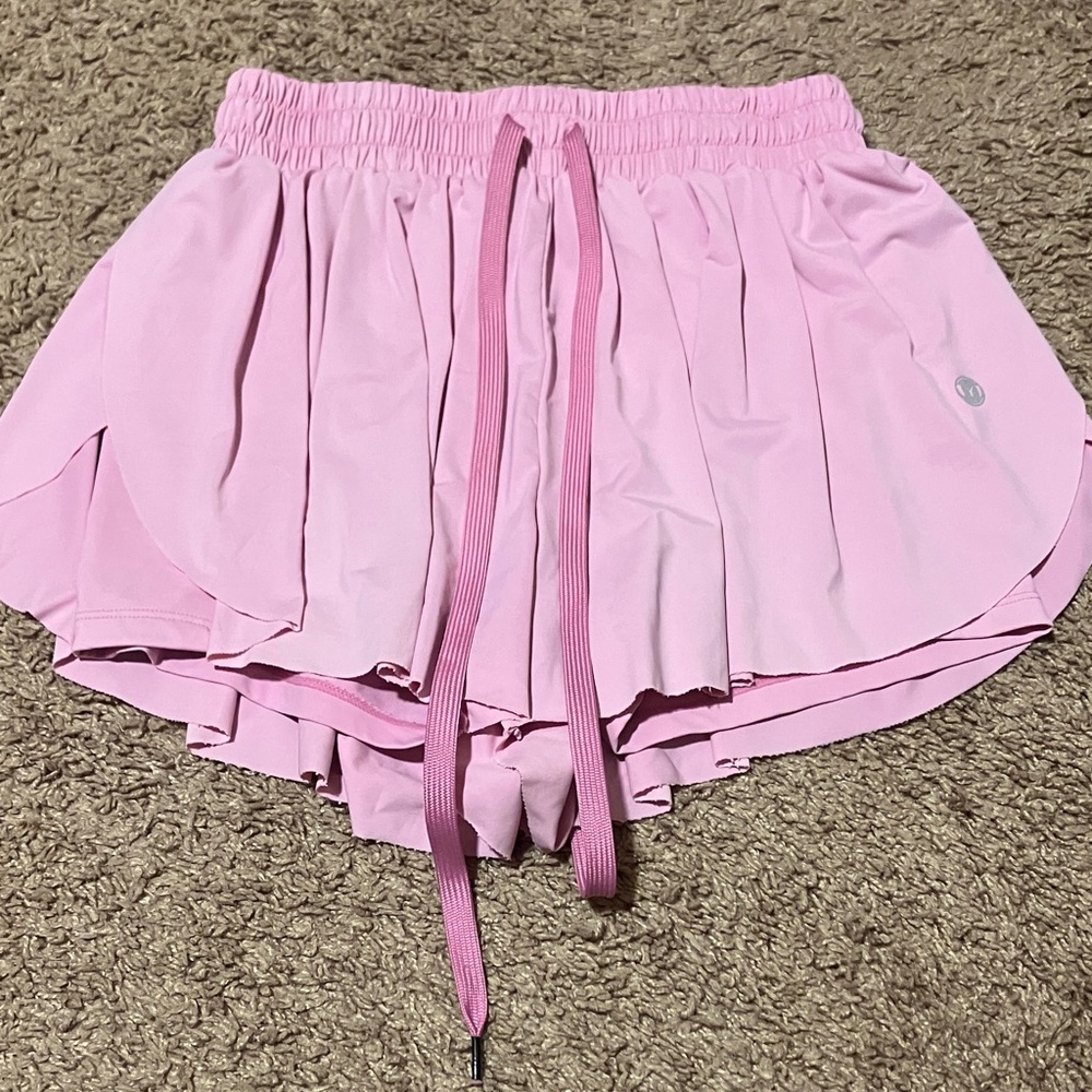 Light Pink Butterfly Shorts